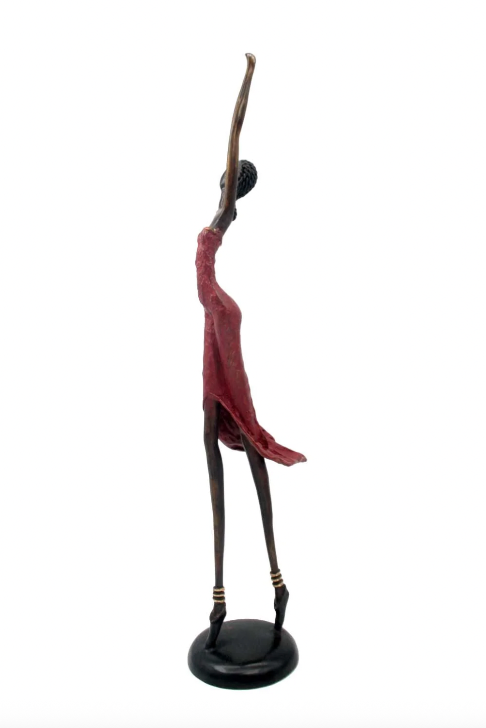 The Dancing Muse 15 - African Bronze Statue