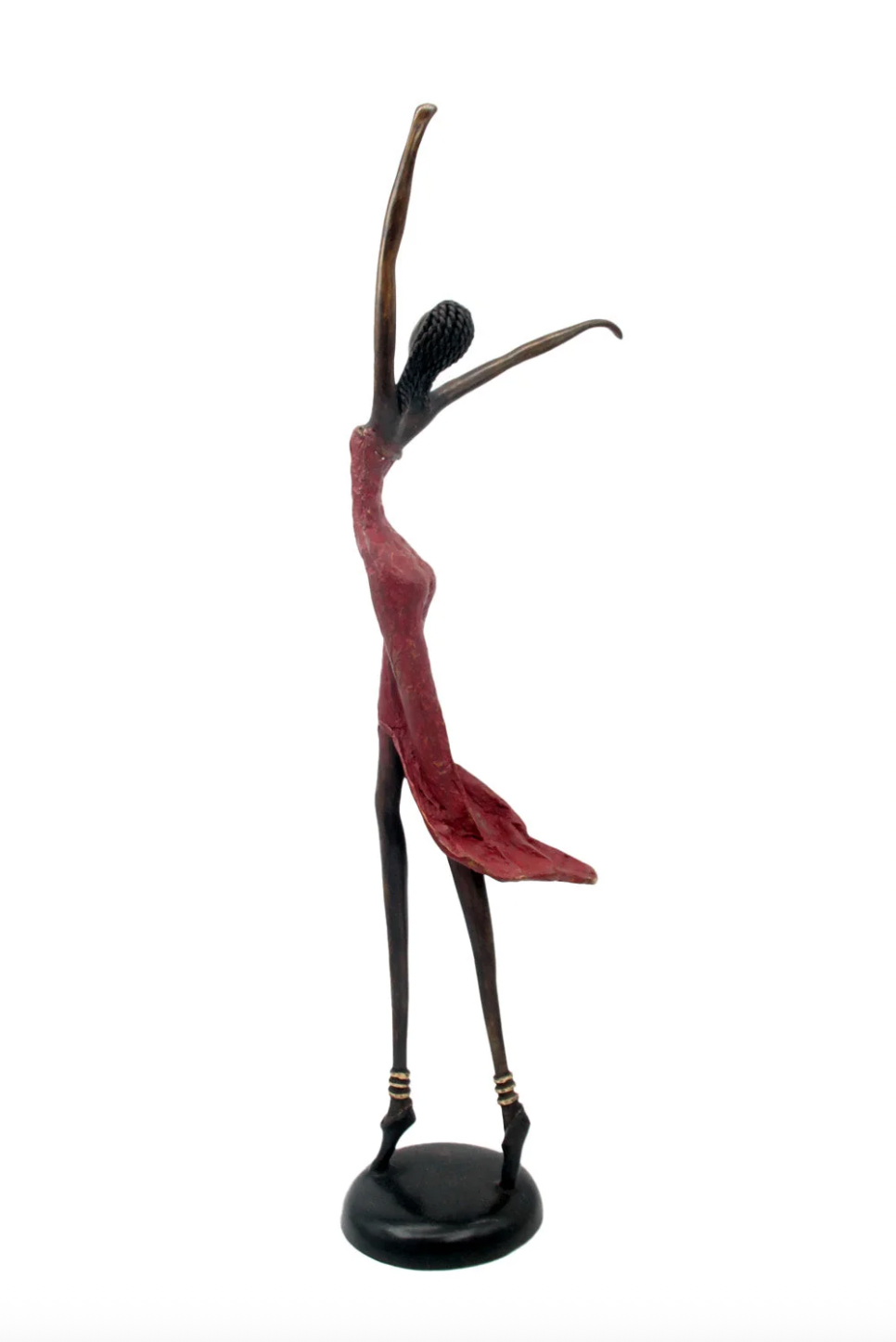 The Dancing Muse 15 - African Bronze Statue