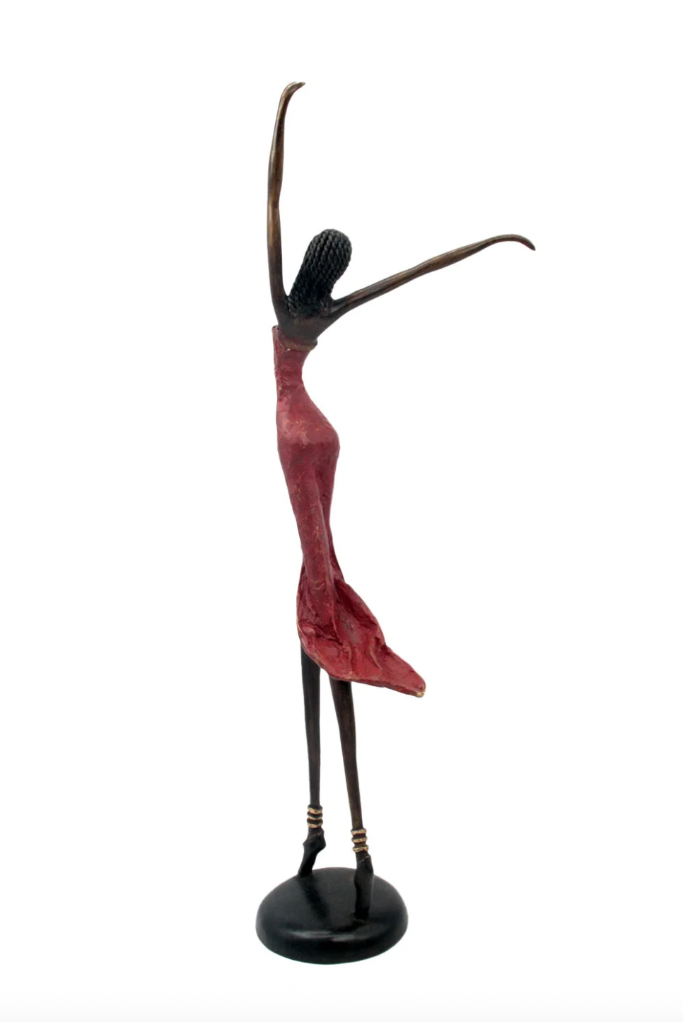 The Dancing Muse 15 - African Bronze Statue