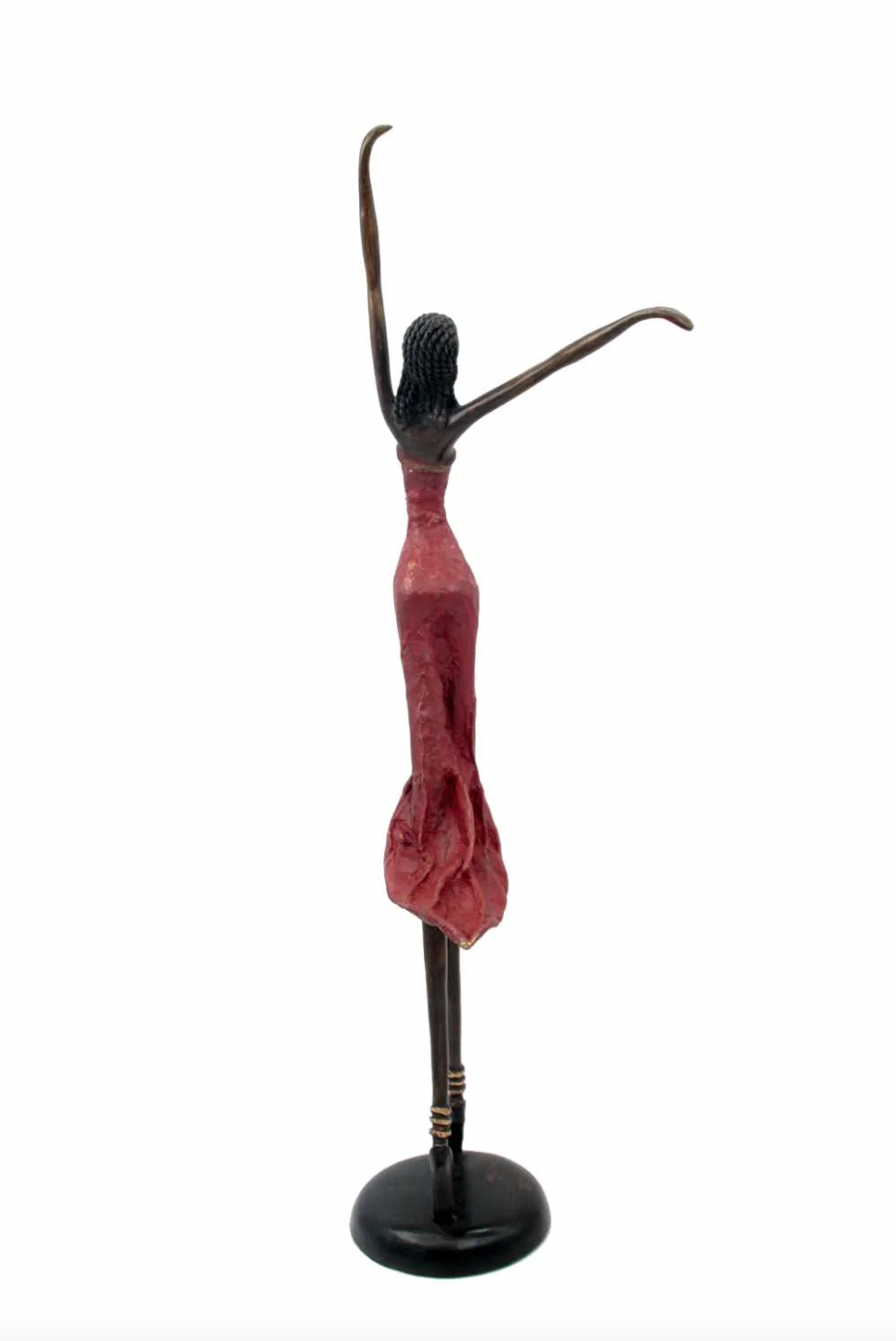 The Dancing Muse 15 - African Bronze Statue