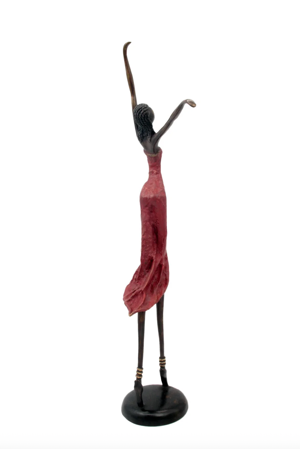 The Dancing Muse 15 - African Bronze Statue