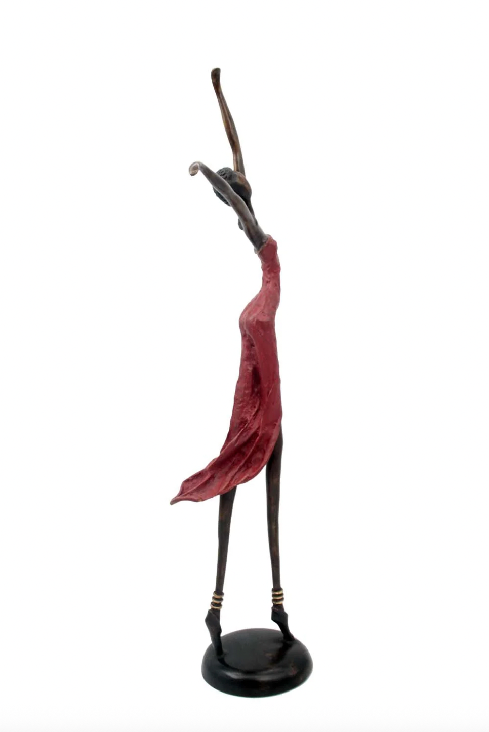The Dancing Muse 15 - African Bronze Statue