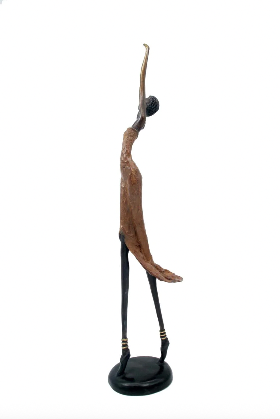 The Dancing Muse 16 - African Bronze Statue
