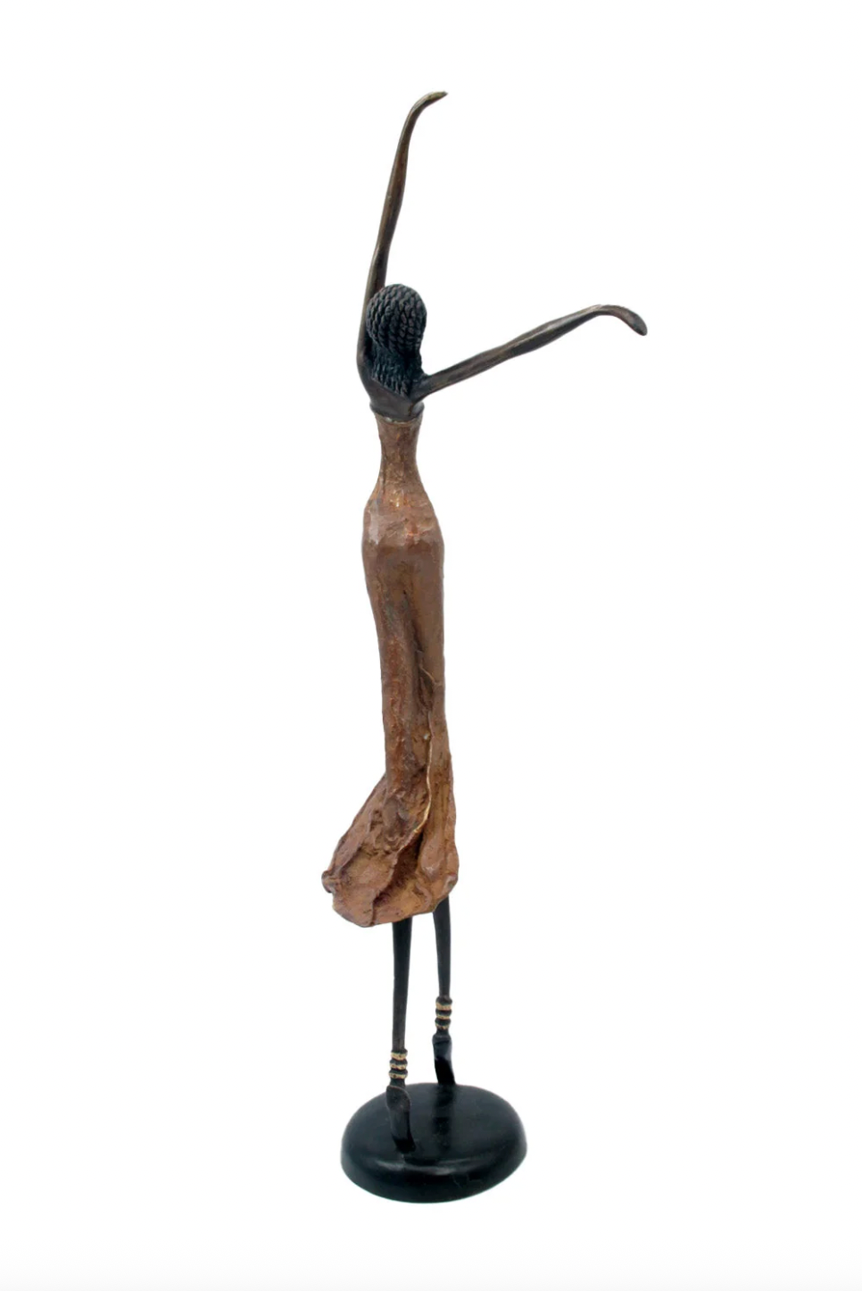 The Dancing Muse 16 - African Bronze Statue