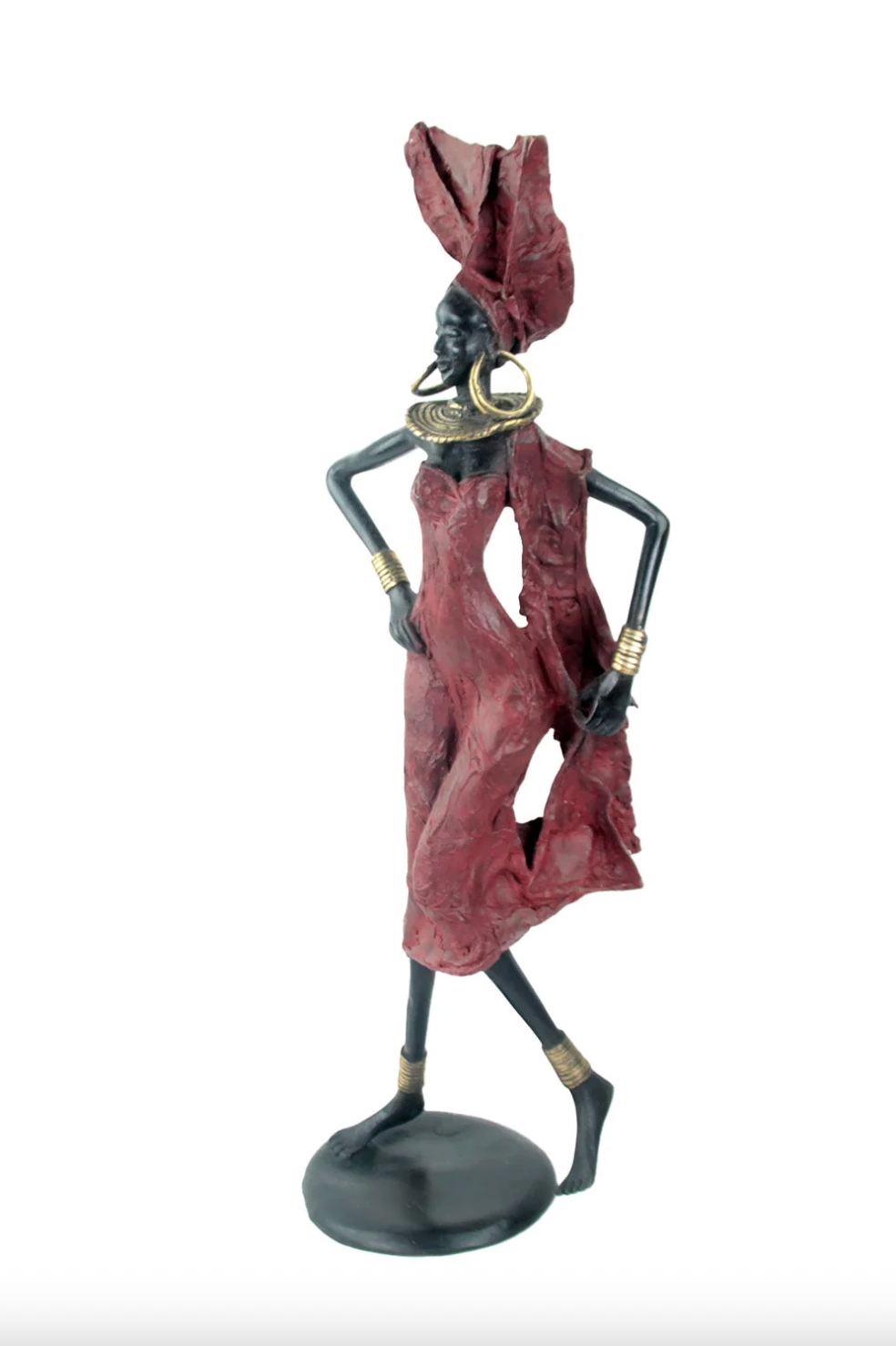 The Dancing Muse 11 - African Bronze Statue