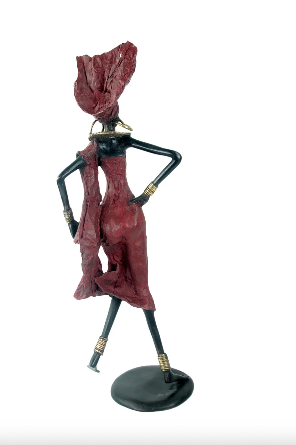 The Dancing Muse 11 - African Bronze Statue