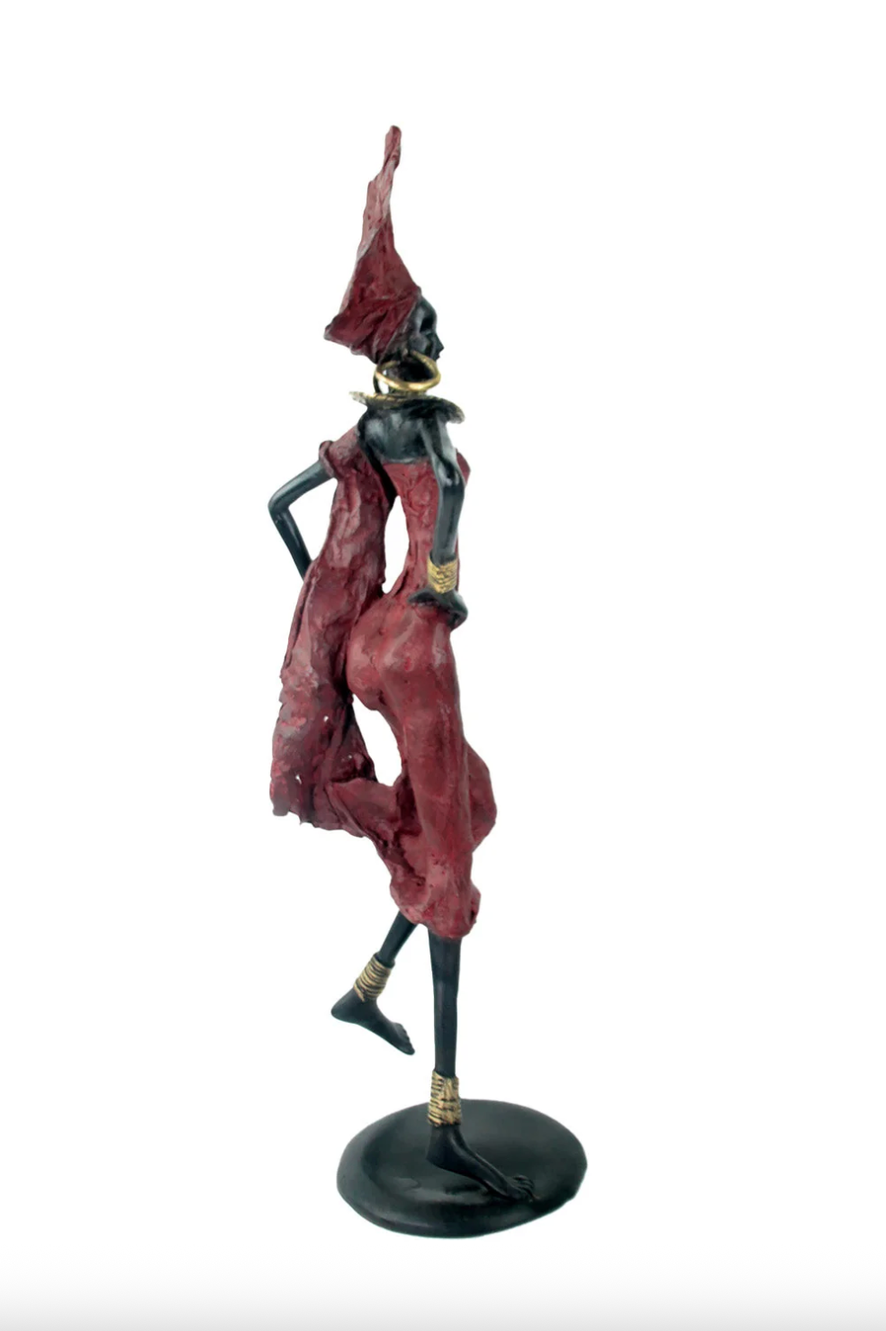 The Dancing Muse 11 - African Bronze Statue