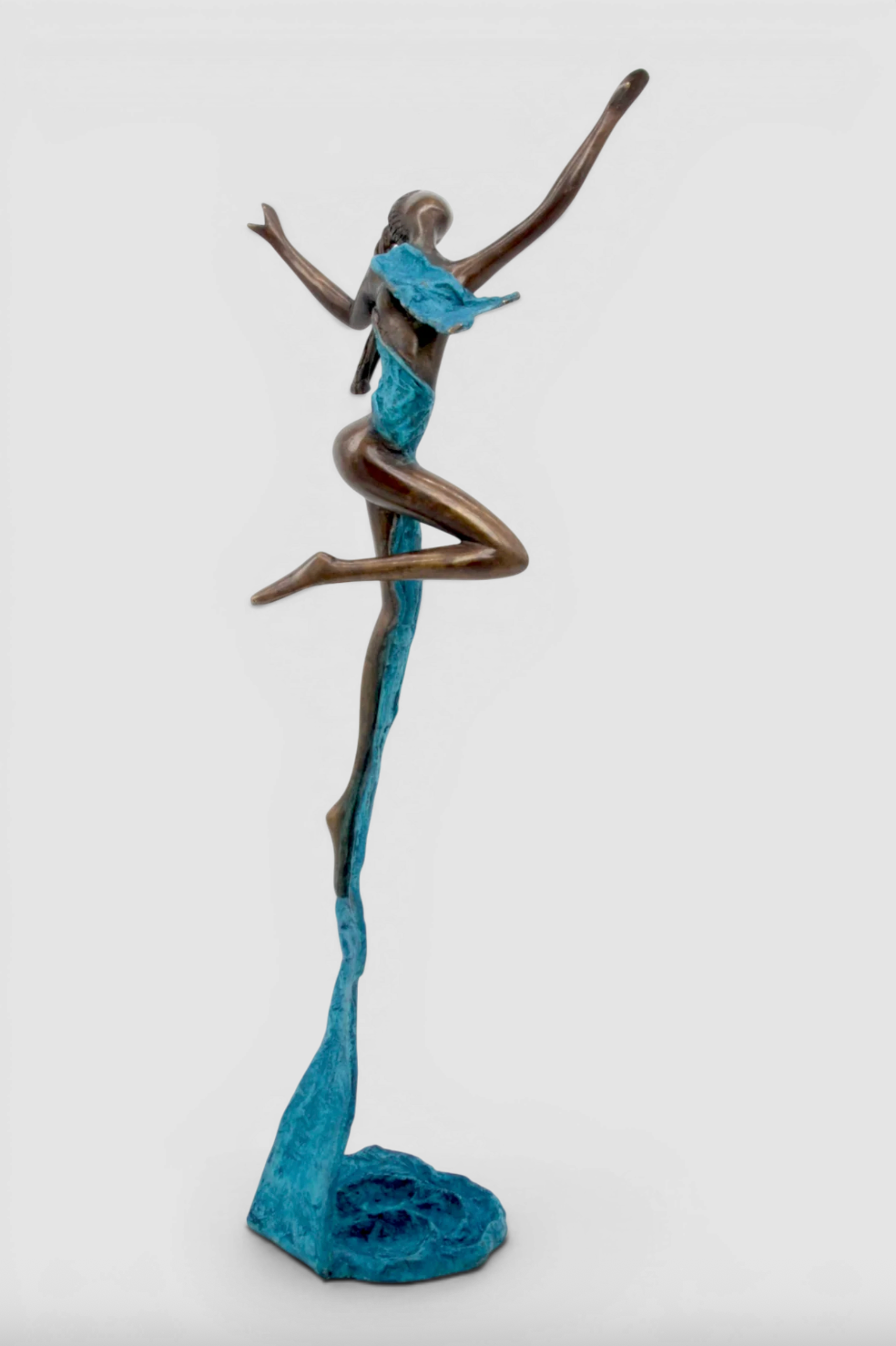 The Dancing Muse 12 - African Bronze Statue