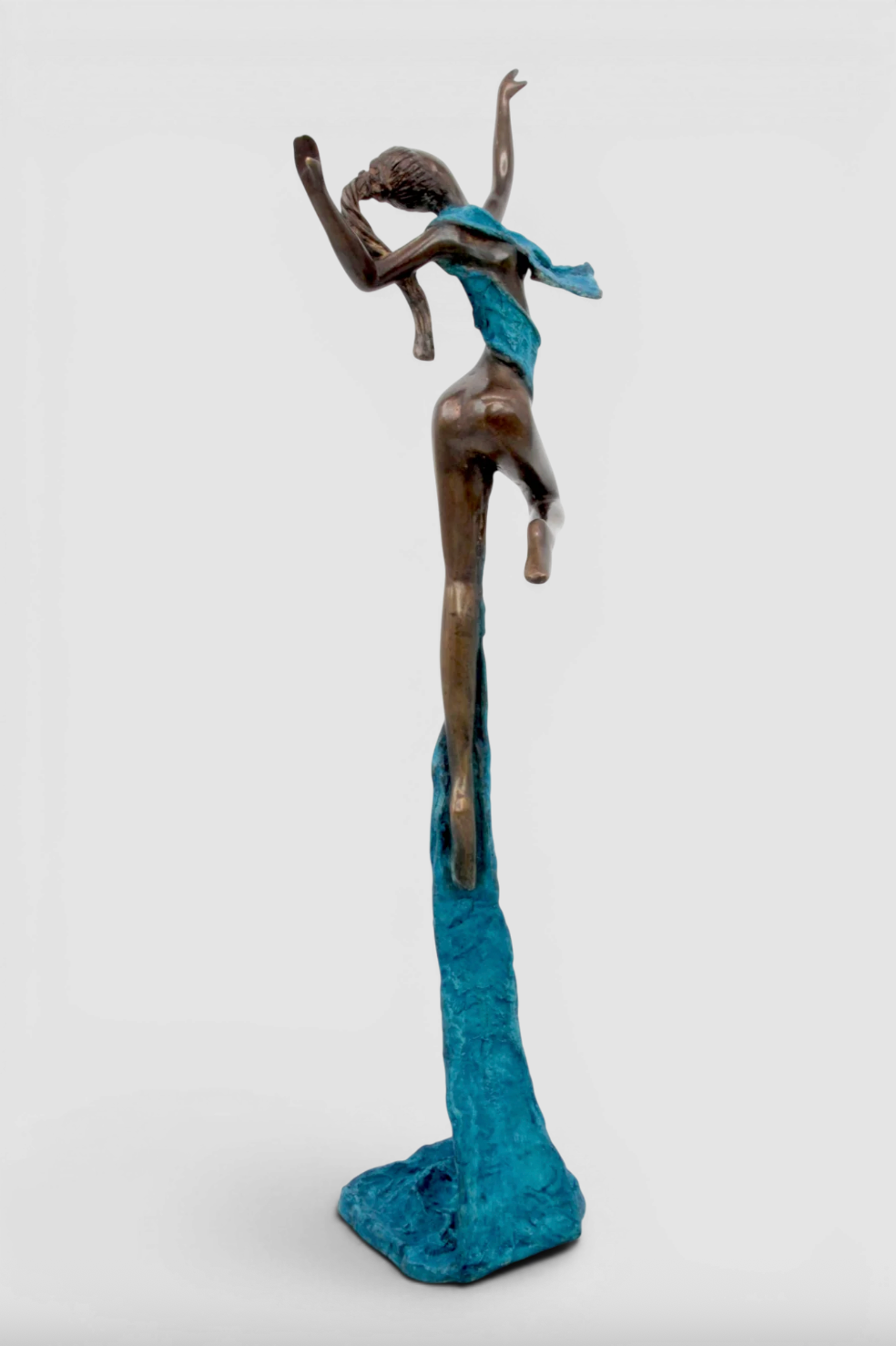The Dancing Muse 12 - African Bronze Statue
