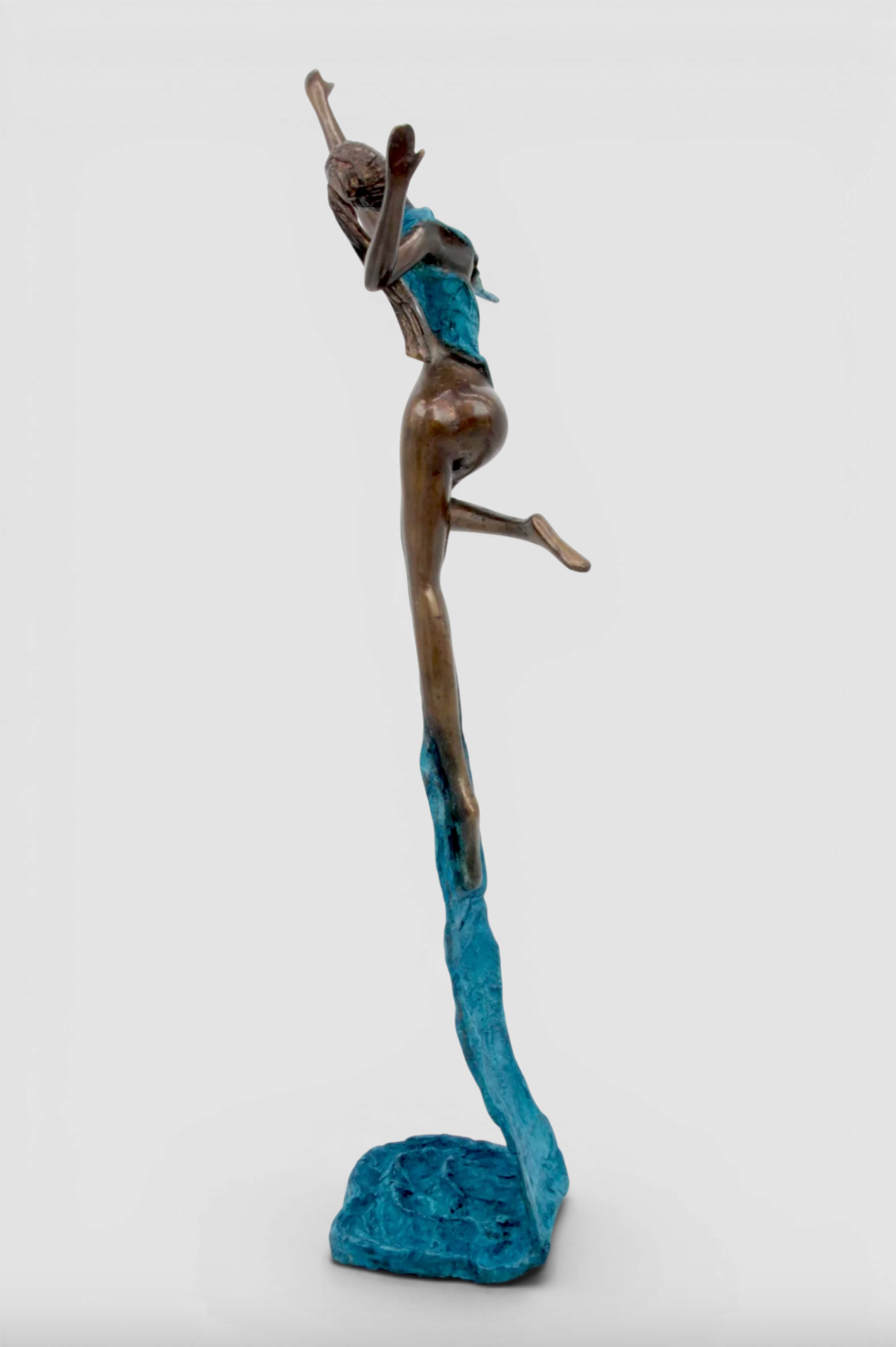 The Dancing Muse 12 - African Bronze Statue