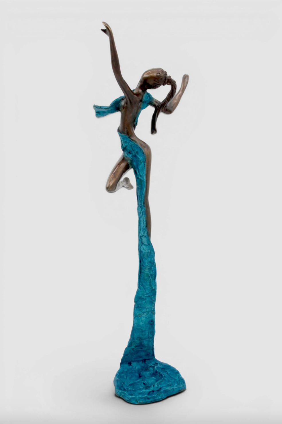 The Dancing Muse 12 - African Bronze Statue