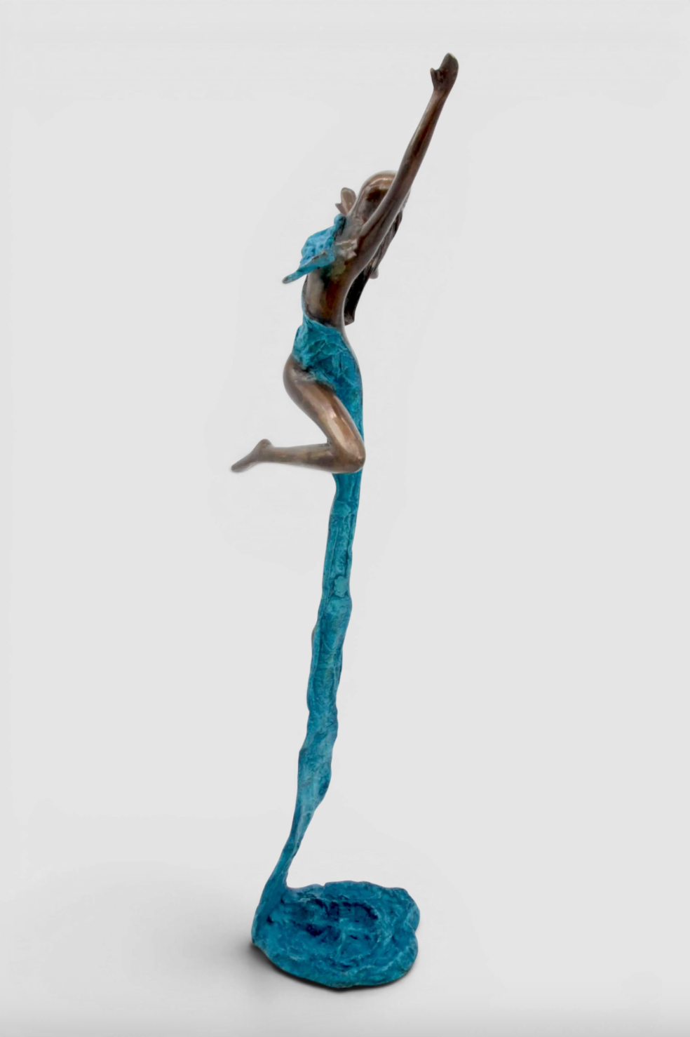 The Dancing Muse 12 - African Bronze Statue