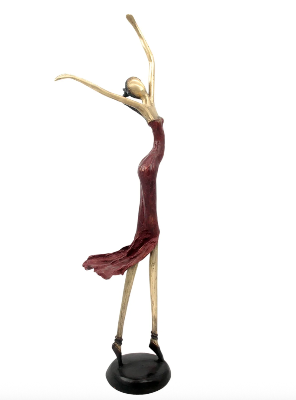 The Dancing Muse 17 - African Bronze Statue