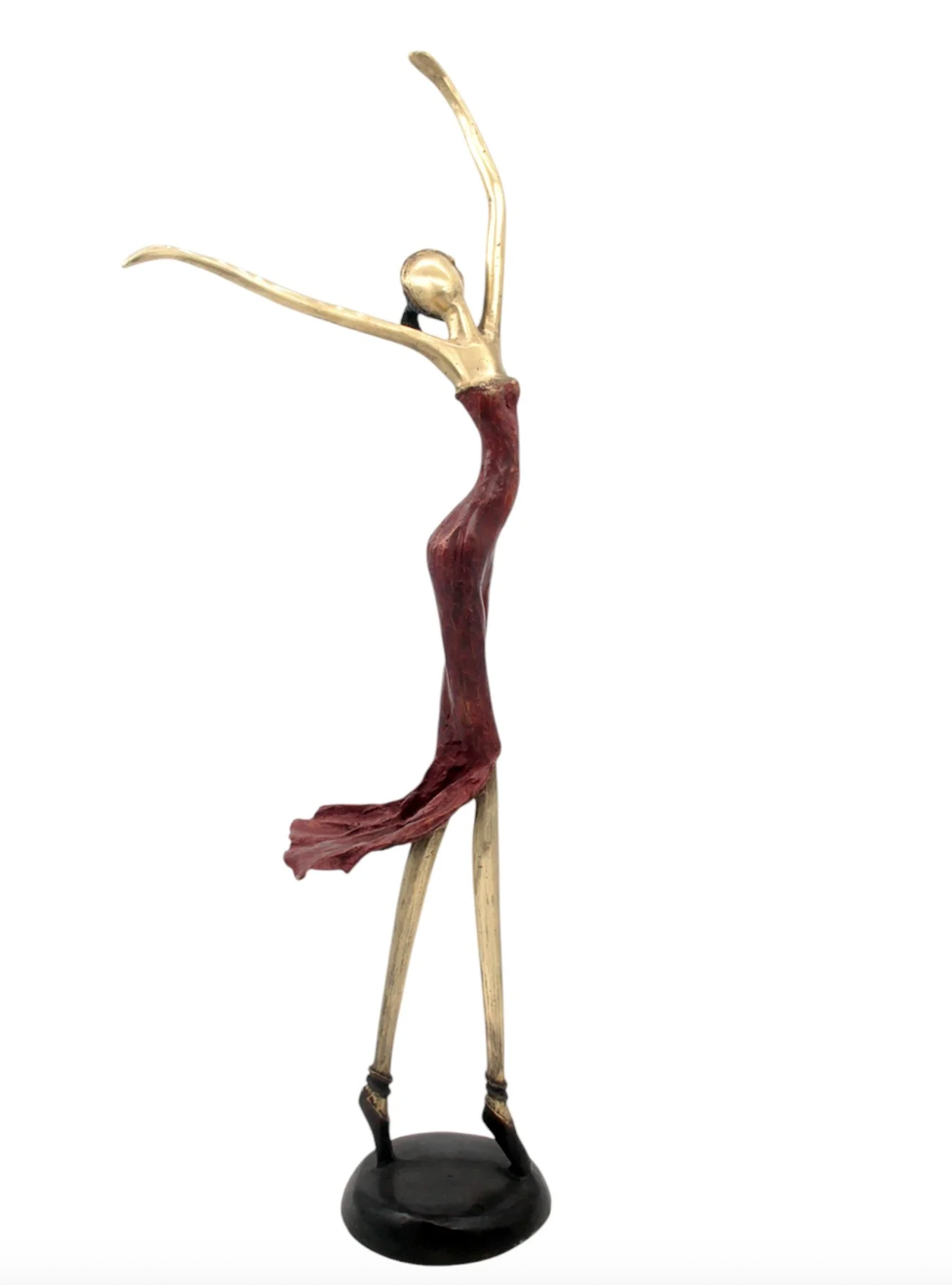 The Dancing Muse 17 - African Bronze Statue