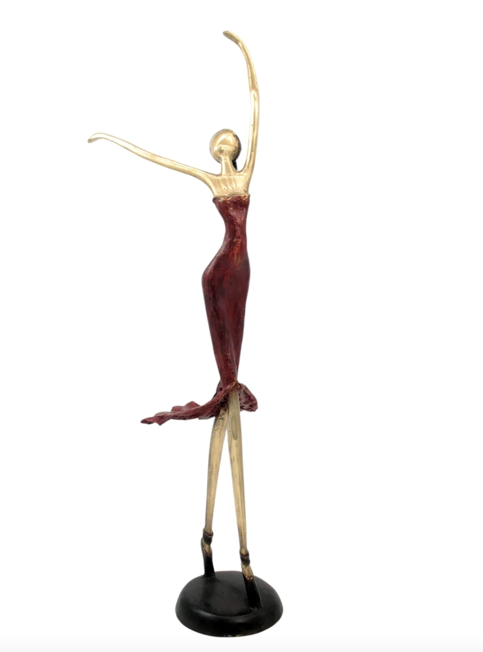 The Dancing Muse 17 - African Bronze Statue