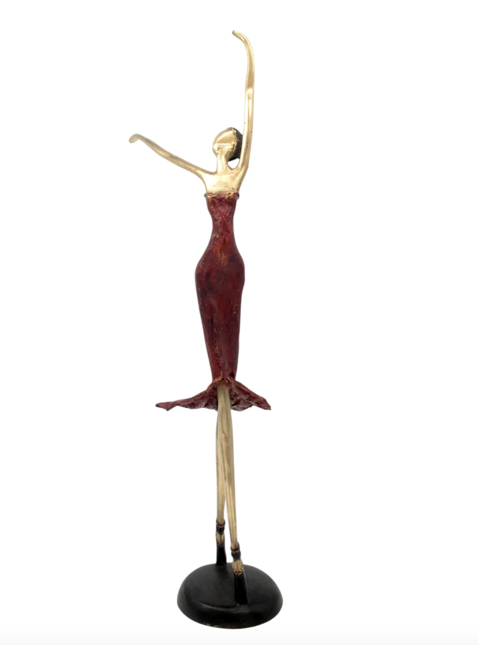 The Dancing Muse 17 - African Bronze Statue