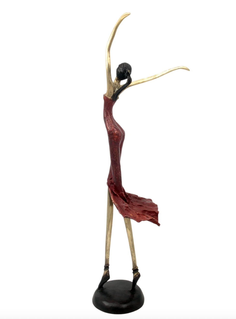 The Dancing Muse 17 - African Bronze Statue