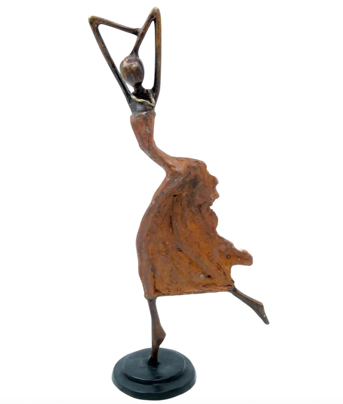 The Dancing Muse 13 - African Bronze Statue
