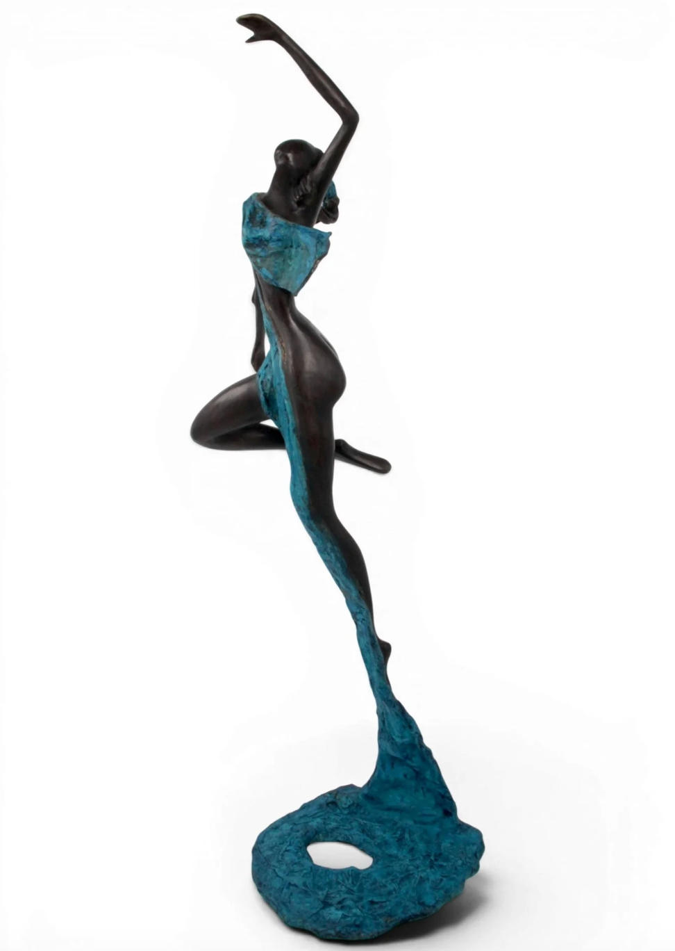 The Dancing Muse 14 - African Bronze Statue