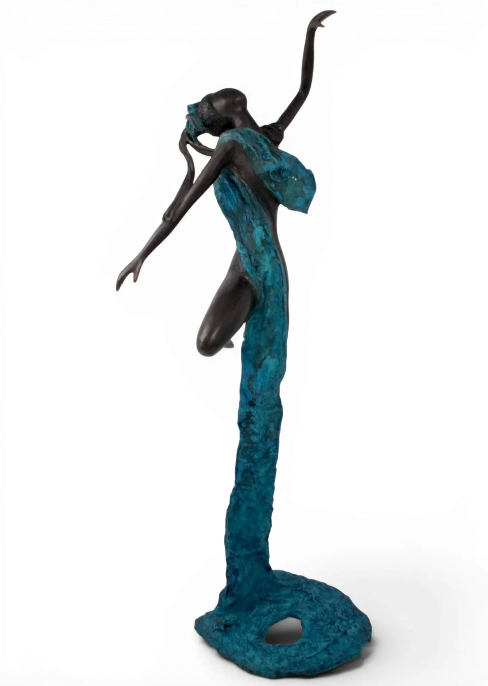 The Dancing Muse 14 - African Bronze Statue
