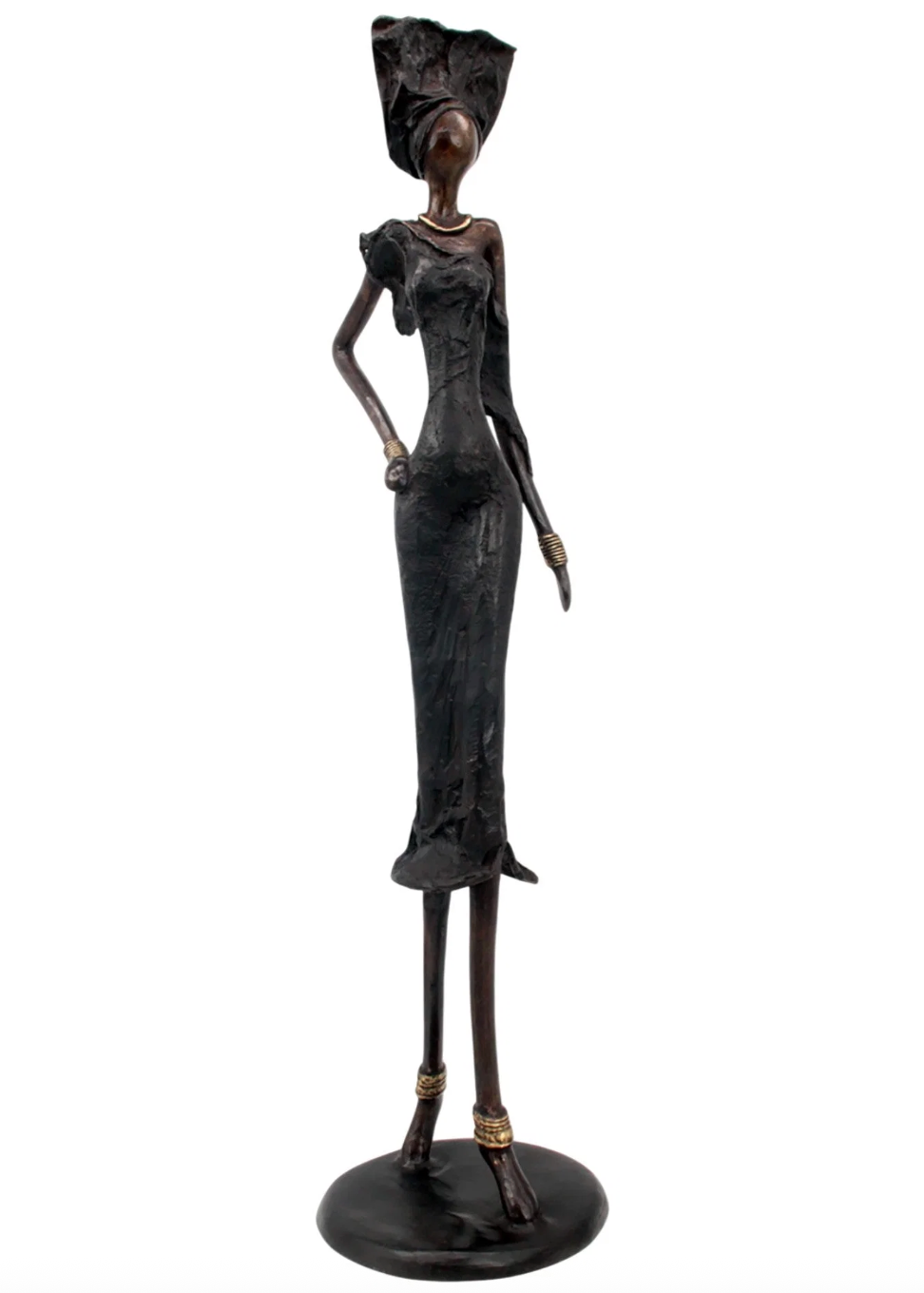 The Muse 35 - West African Bronze Statue