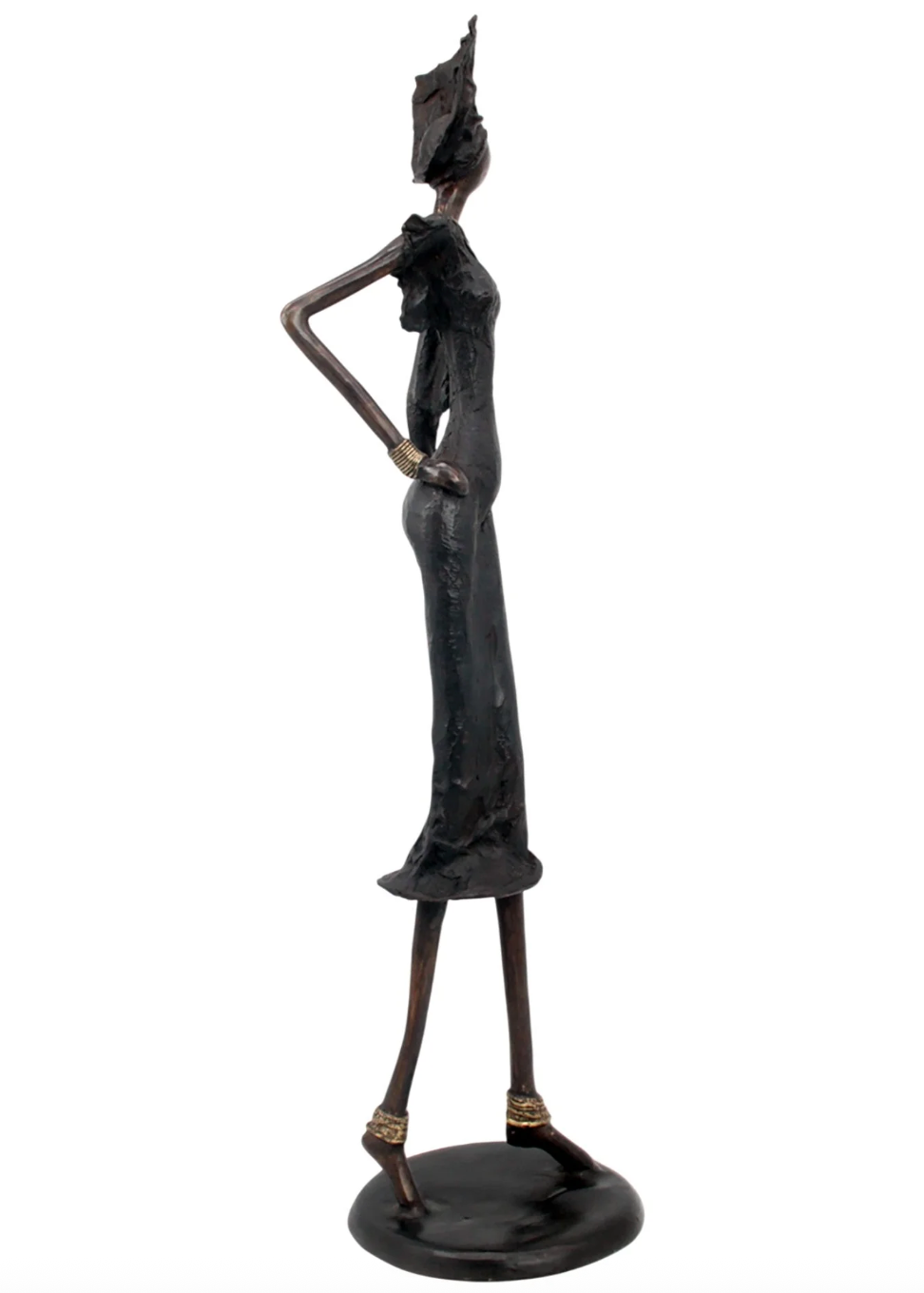 The Muse 35 - West African Bronze Statue
