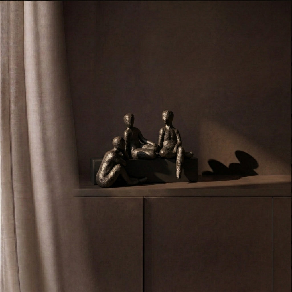 Likambo - Three Seated Figures