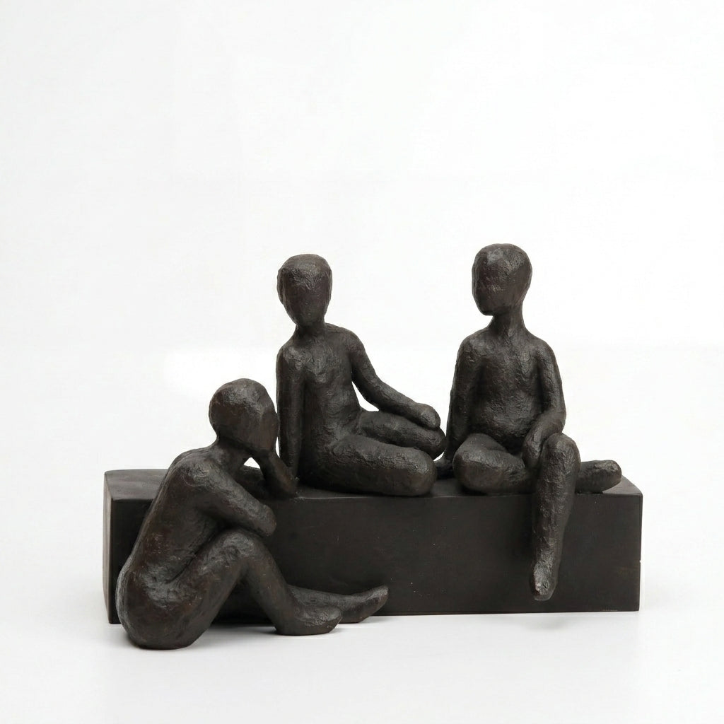 Likambo - Three Seated Figures