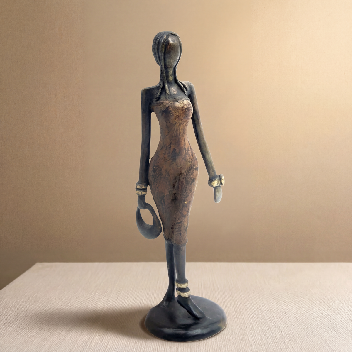 The Muse 03 - West African Bronze Statue