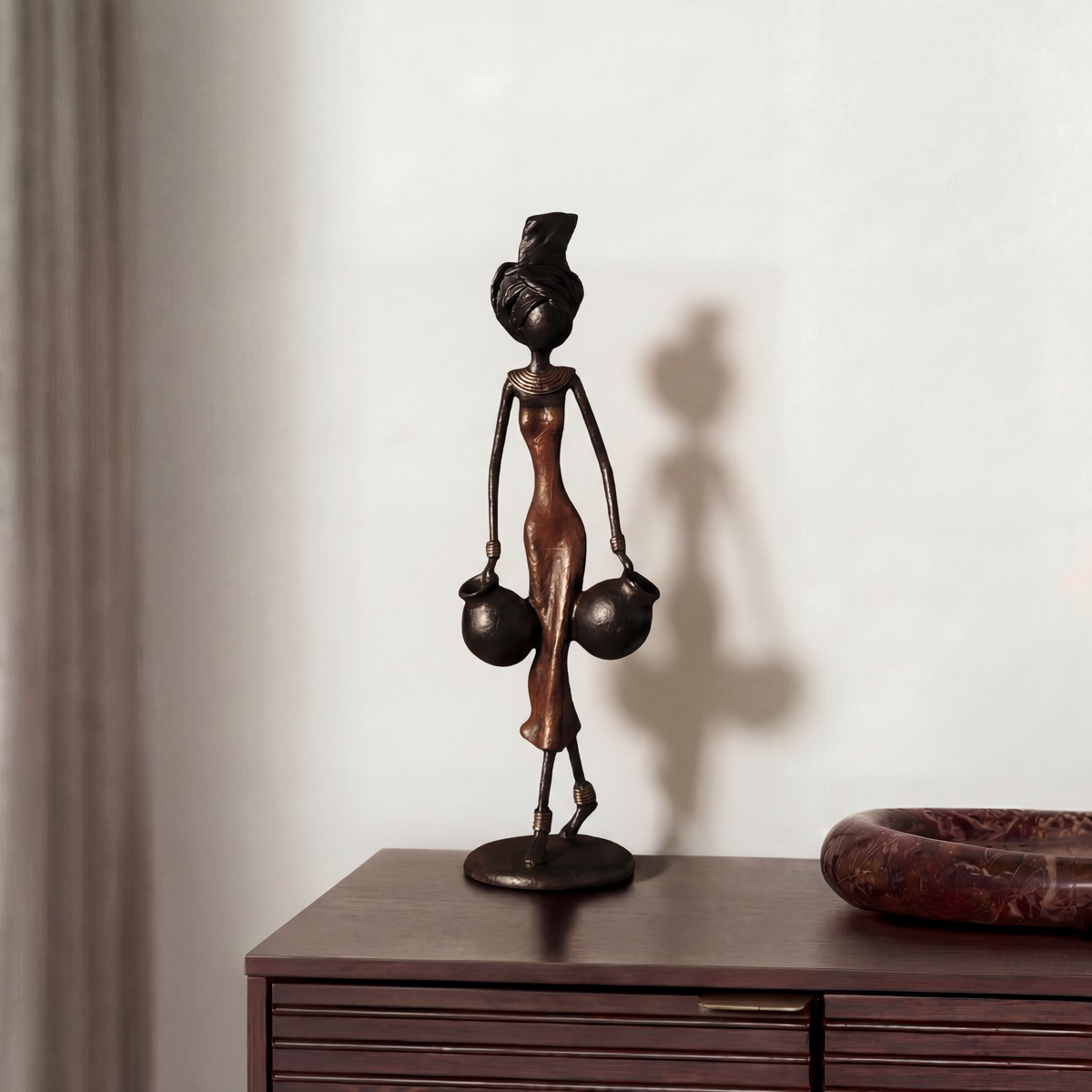 The Muse 04 - West African Bronze Statue