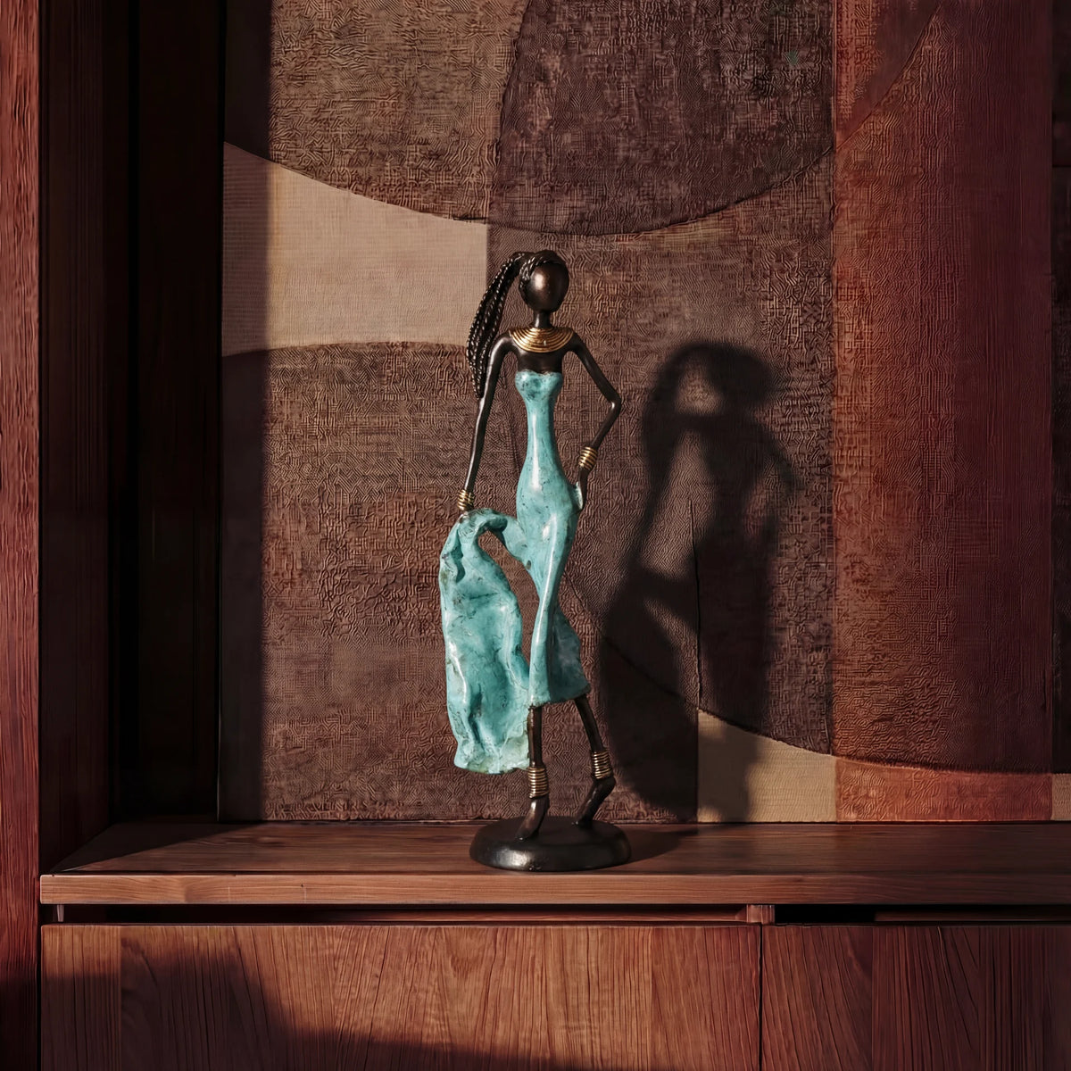 The Muse 05 - West African Bronze Statue