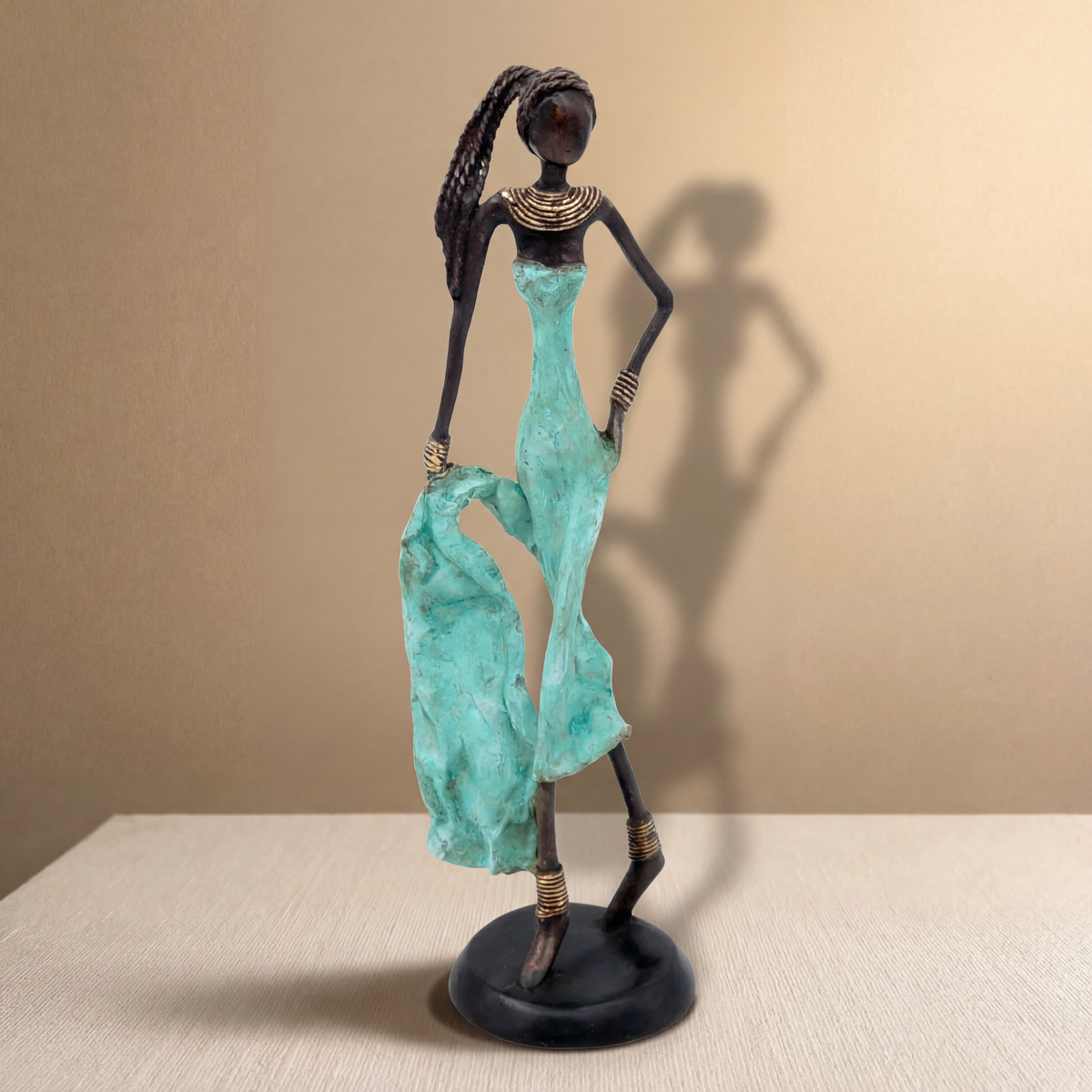 The Muse 05 - West African Bronze Statue