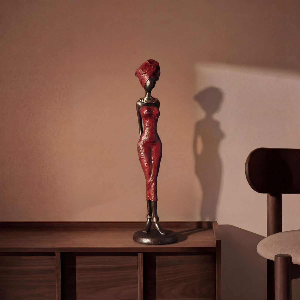 The Muse 06 - West African Bronze Statue