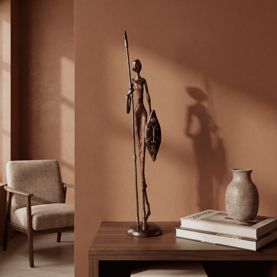 The Muse 07 - West African Bronze Statue