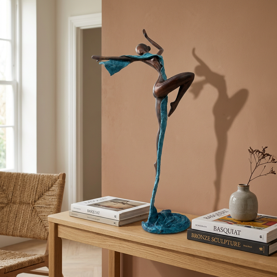 The Dancing Muse 03 - African Bronze Statue