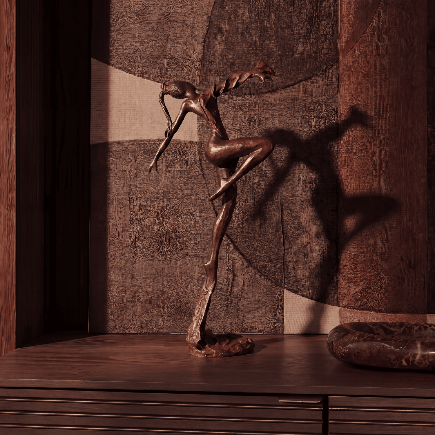 Bronze Sculpture -  Dancing Muse 04
