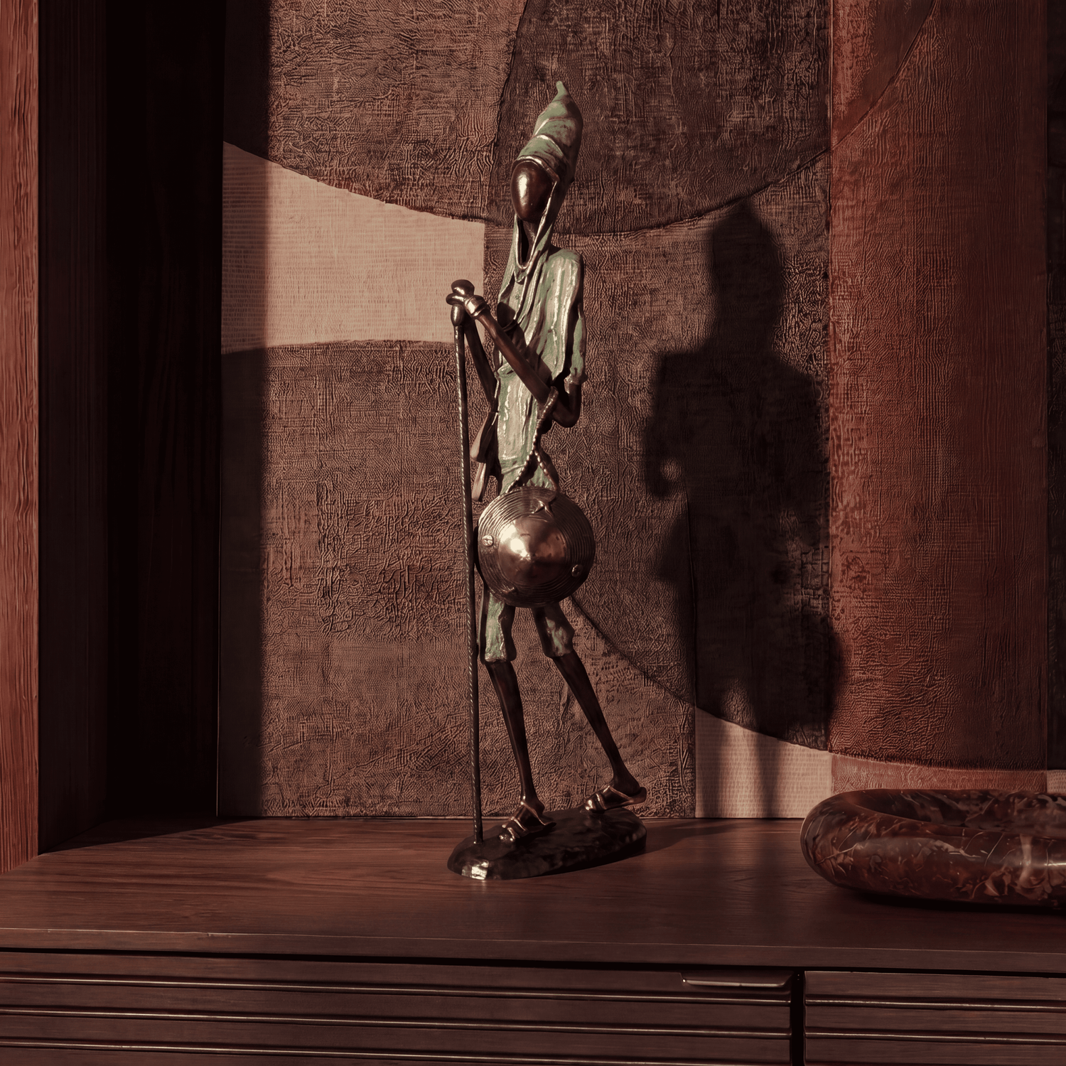 Bronze Sculpture -  Berger Dogon