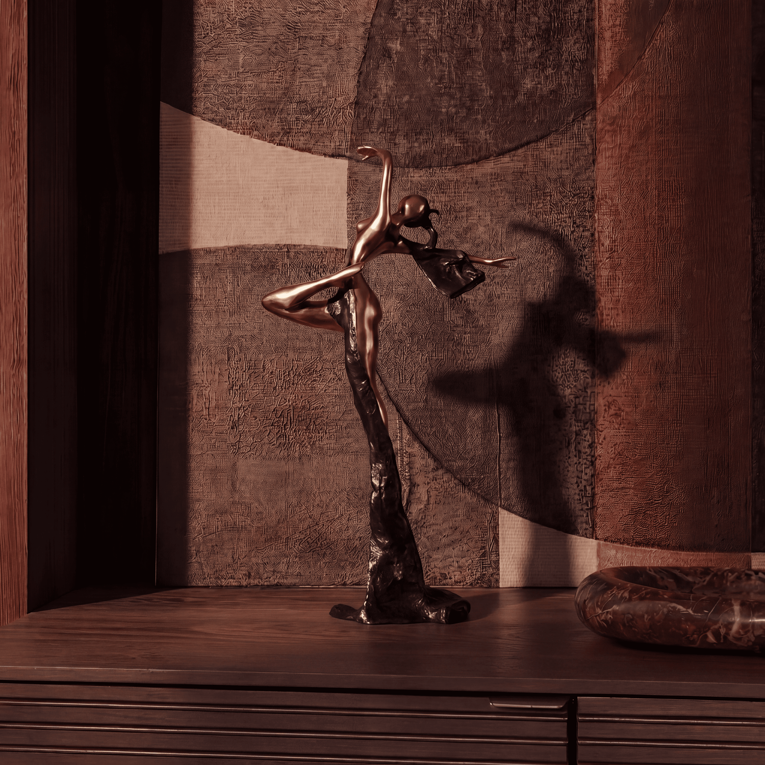 Bronze Sculpture -  Dancing Muse 02