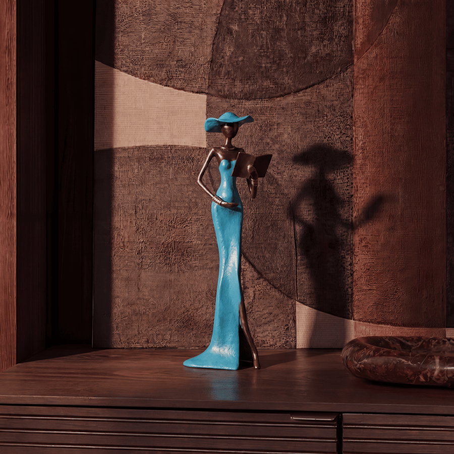 The Muse 21 - West African Bronze Statue