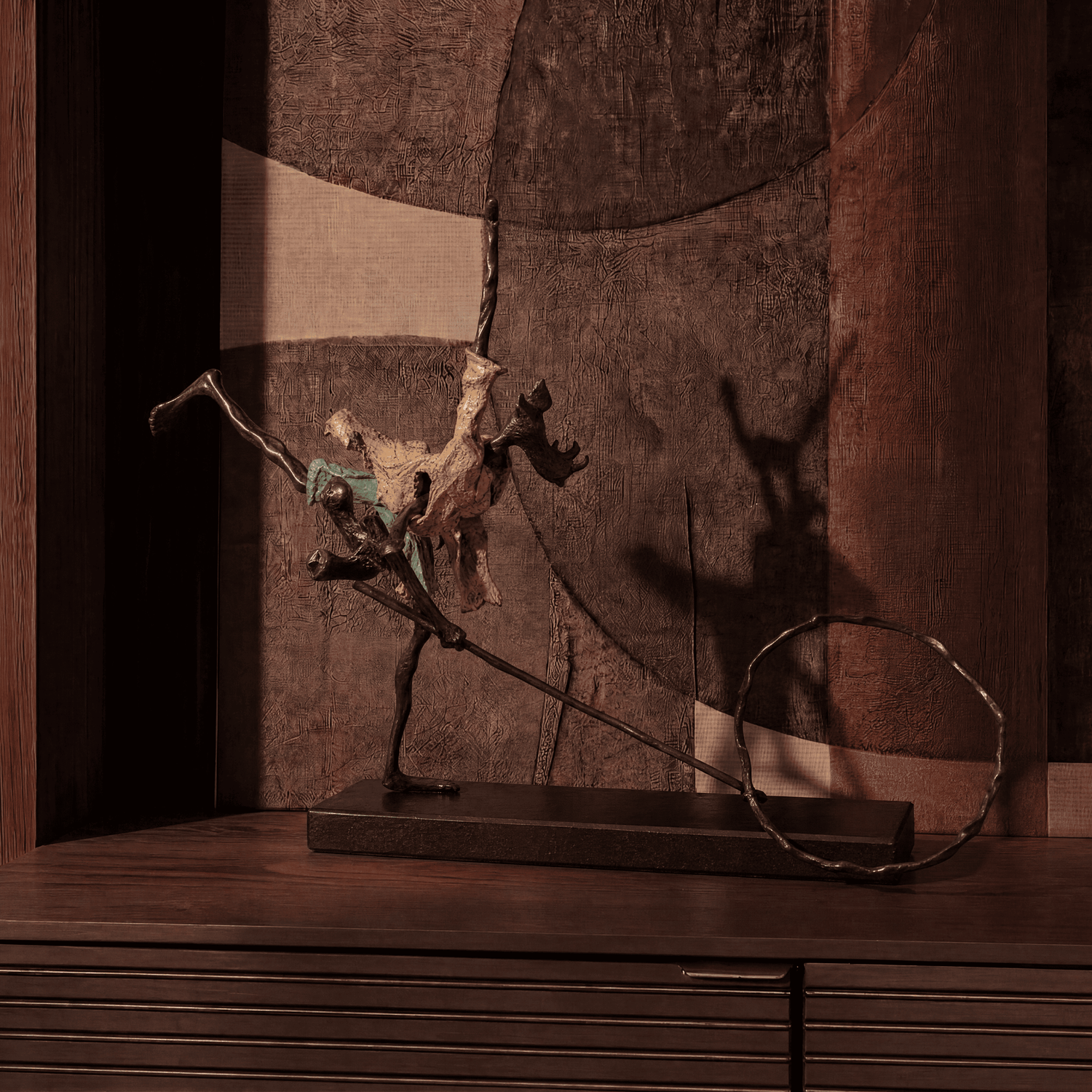 Gurudumu - Heritage Bronze Statue