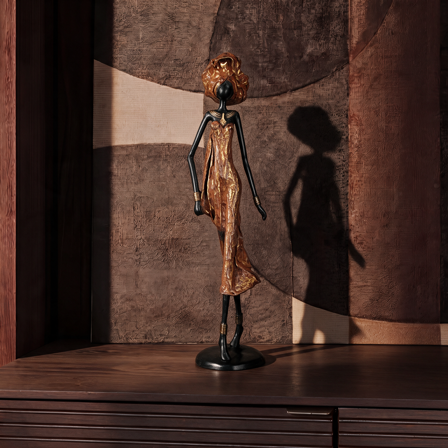 The Muse 36 - West African Bronze Statue