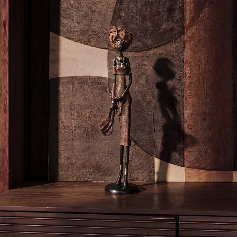 The Muse 34 - West African Bronze Statue