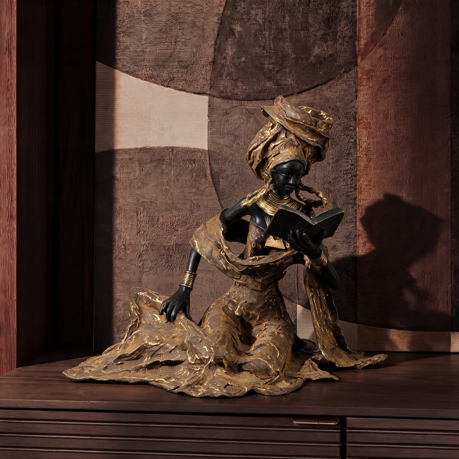 The Muse 37 - West African Bronze Statue