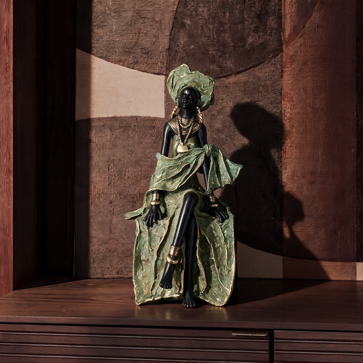 The Muse 32 - West African Bronze Statue