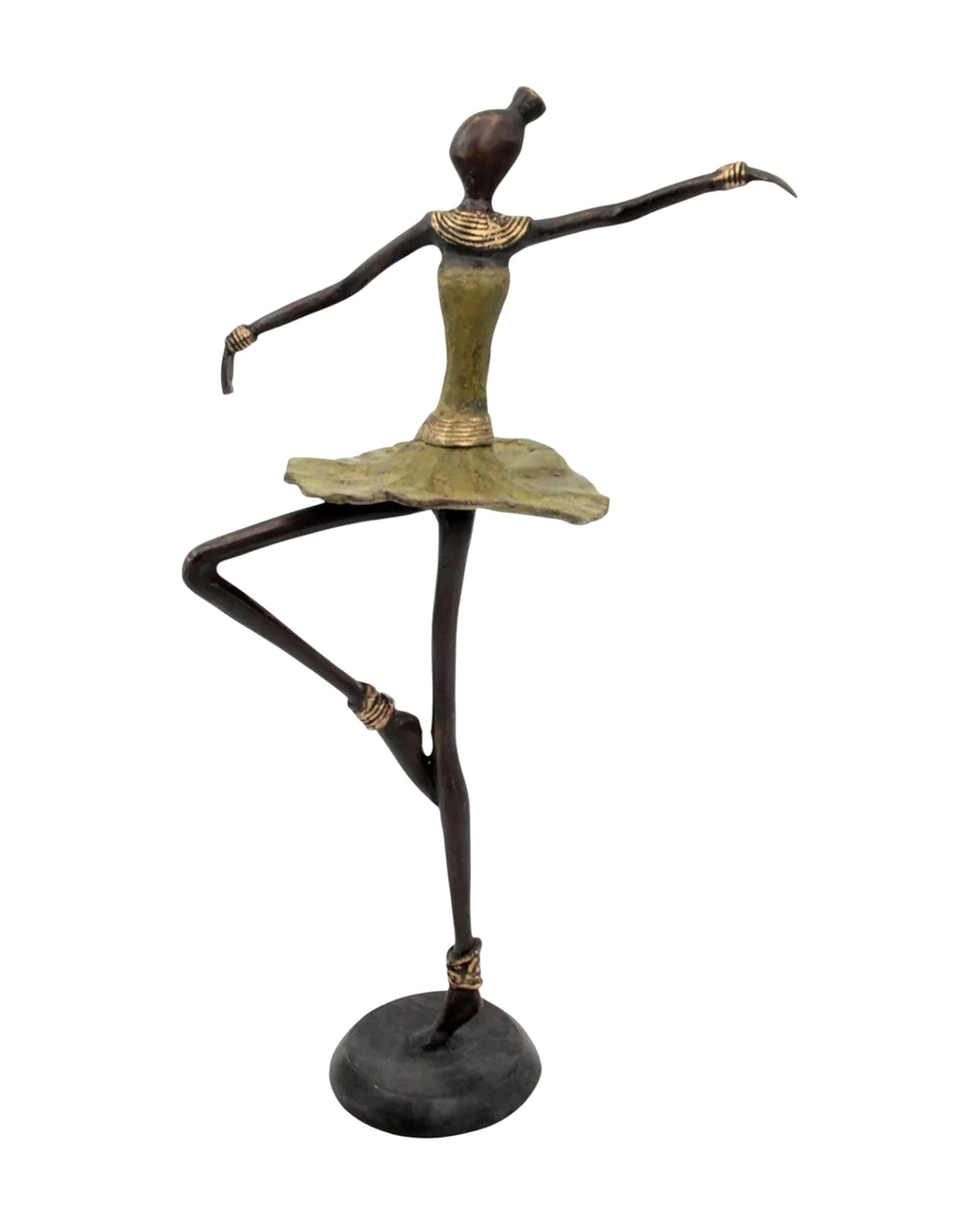 The Ballerina 11, hand-cast bronze sculpture, view 2