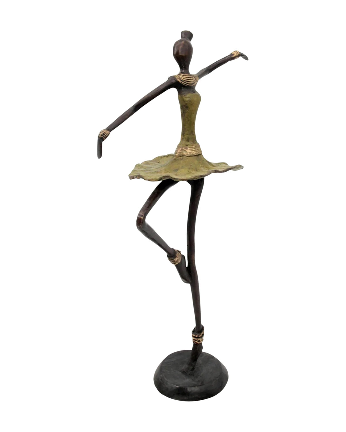 The Ballerina 11, hand-cast bronze sculpture, view 3